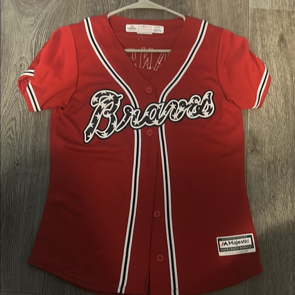 Majestic Red Fan Fashion Jersey